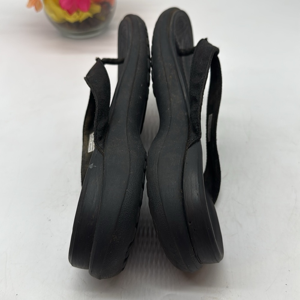 CROCS Women's Black Sandals Size 10 FFT8562F - Picture 4 of 6